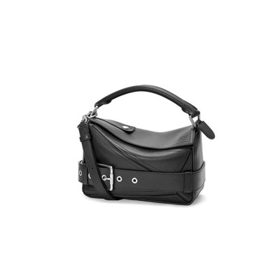 LOEWE SMALL PUZZLE BIKER BAG IN SHINY CALFSKIN A510S21XC7 (24*16.5*10.5cm)